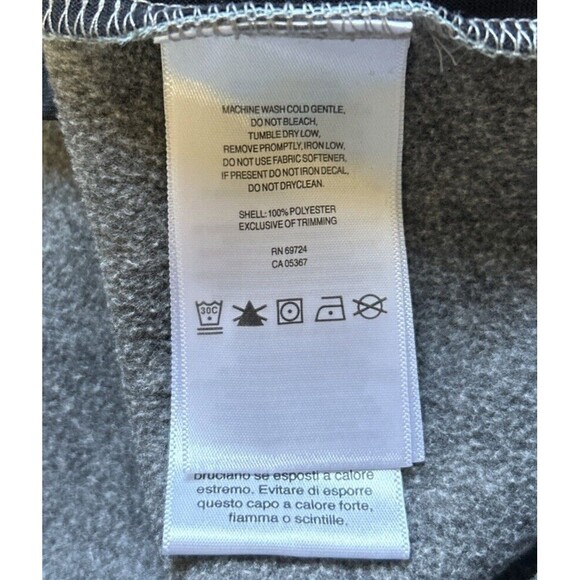 Columbia Women's Vest Sz S Fleece PFG Embroidered Gray w/ Turquoise Full Zip - Picture 7 of 7